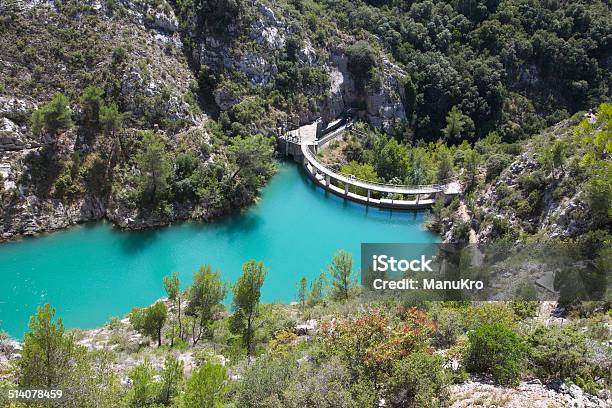 Dam Wall In Bimont Park Provence France Stock Photo - Download Image Now - Dam, Hydroelectric Power, Planning