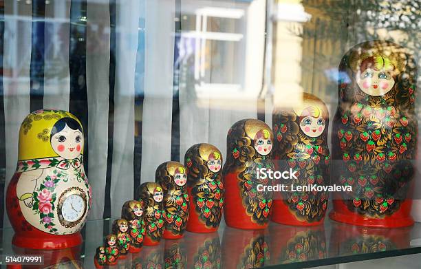 Many Traditional Russian Matryoshka Dolls Stock Photo - Download Image Now - Art, Art And Craft, Babushka