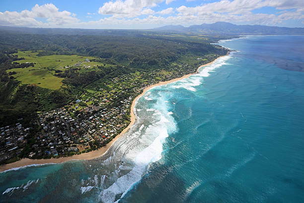 north shore di oahu - north shore foto e immagini stock