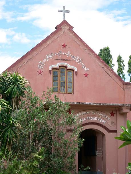 istock Babtist Church in Pyay, Myanmar 514098736