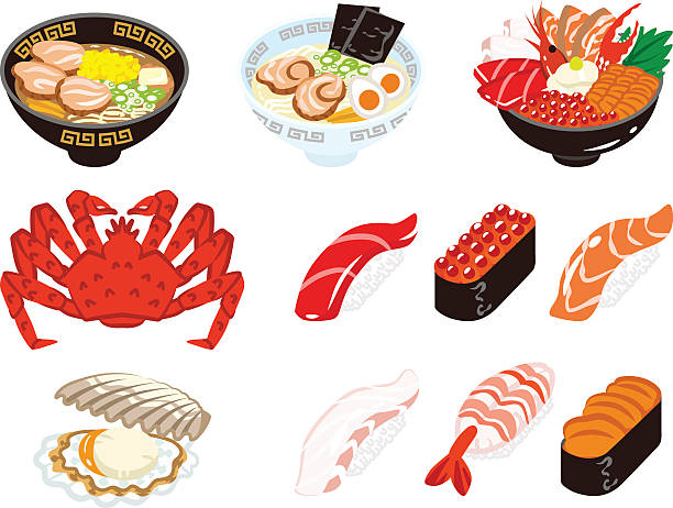Red Caviar Salmon Roe Roll On Bamboo Mat Stock Clipart Royalty Free Freeimages
