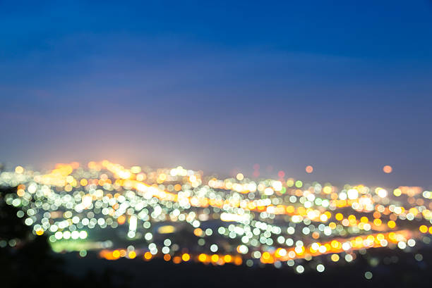 istock Bokeh of night city. 514100246