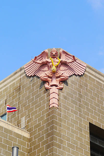 istock garuda is on the coner of building 514101202