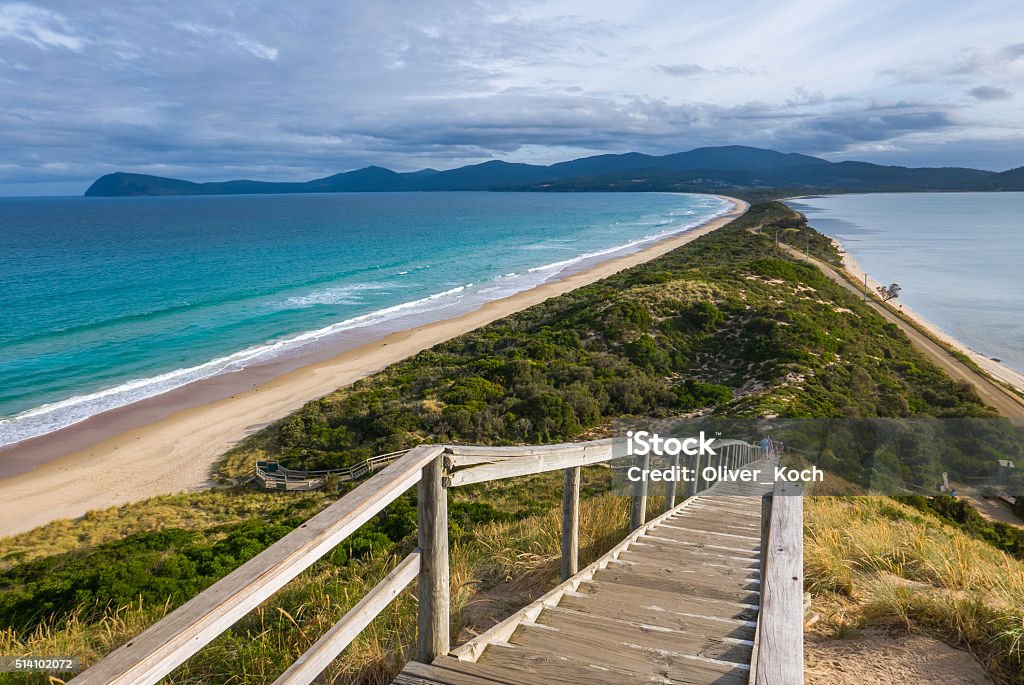 The Neck of Bruny Island, Tasmania Bruny Island Stock Photo