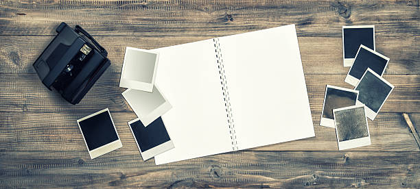istock Photo album, camera, frames vintage style 514102742
