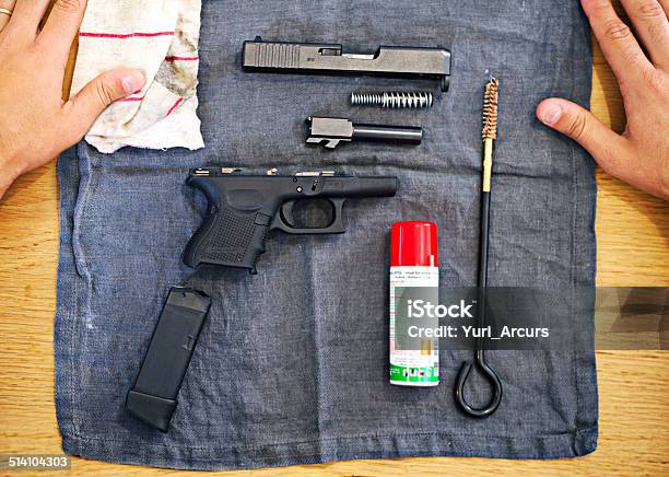 Tools Essential For Every Gun Owner Stock Photo - Download Image Now - Activity, Adult, Adults Only