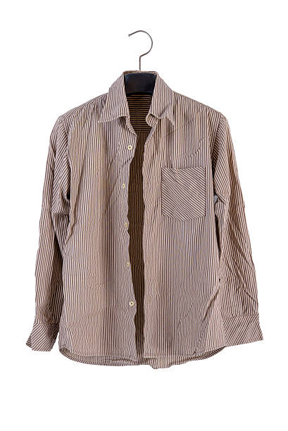 istock creased men shirt isolate on white background 514106312