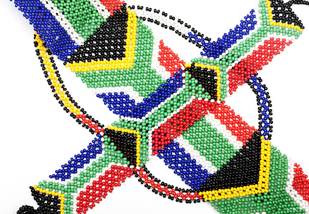 istock Threaded Beadwork in the Colors of the South African Flag 514107030