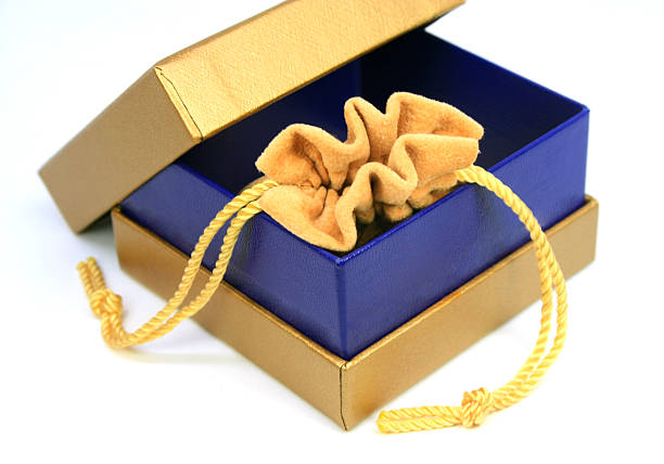 istock jewelry bag in gold box 514107317