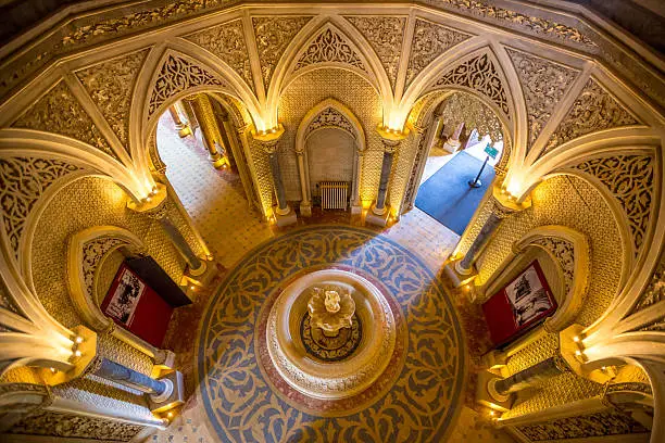 Monserrate Palace at Sintra Lisbon United Kingdom