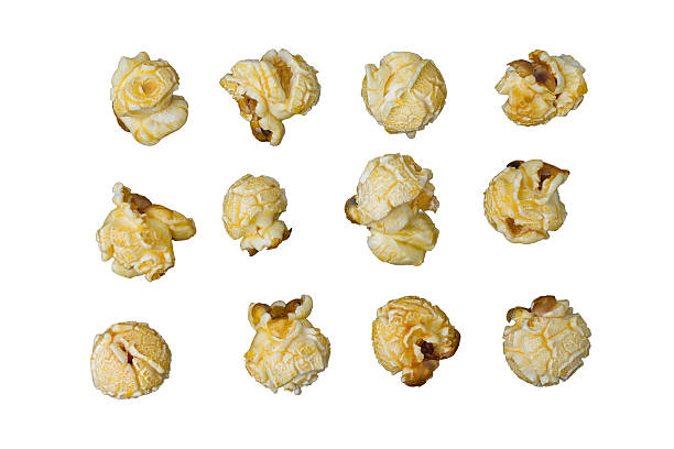 istock Group of Caramel Popcorn Isolated 514108816