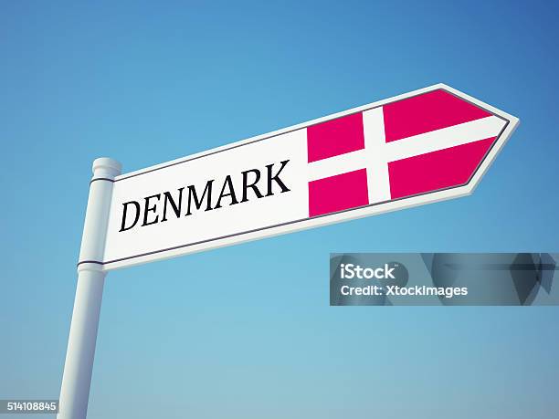 Foto de Dinamarca Bandeira Do e mais fotos de stock de Bandeira - Bandeira, Bandeira Dinamarquesa, Bandeira nacional