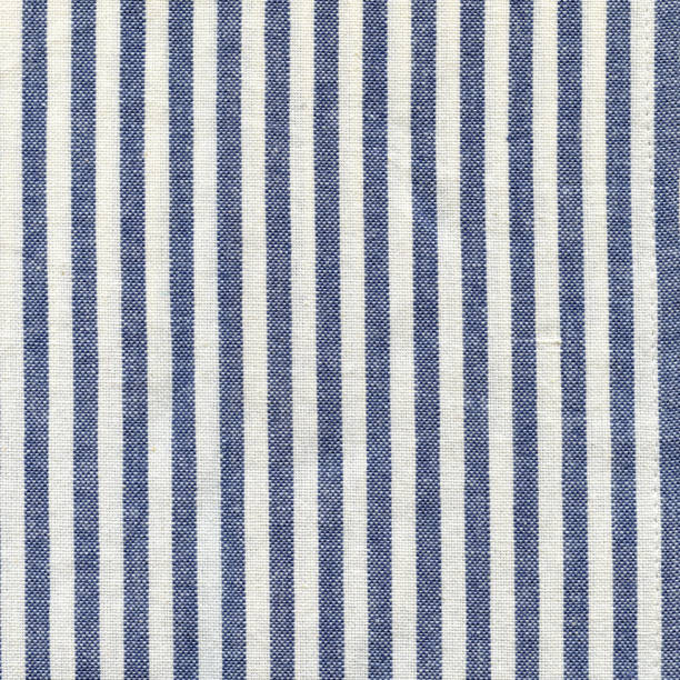 White and blue stripped tea towel cloth texture