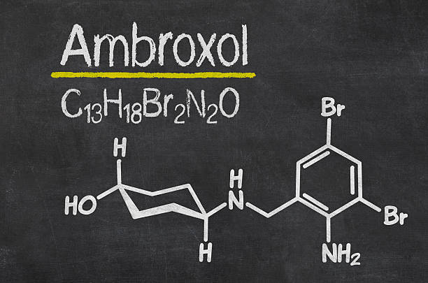 istock Blackboard with the chemical formula of Ambroxol 514118026