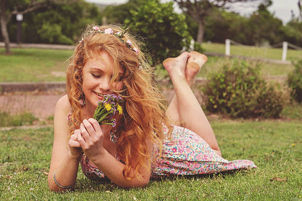 istock Beautiful Redhead in nature 514118134