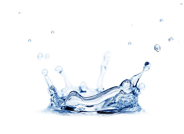 splash water splash water isolated on a white background spraying water stock pictures, royalty-free photos & images