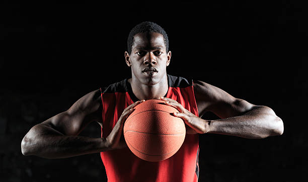 istock Basketball player ready to play and challenging all comers 514120552