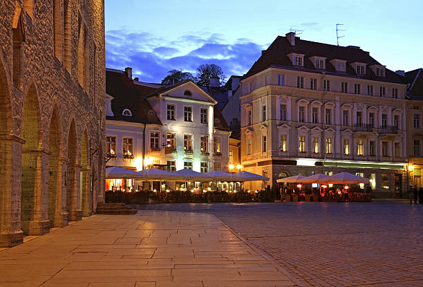 istock Townhouse square in Tallinn. Estonia 514120806