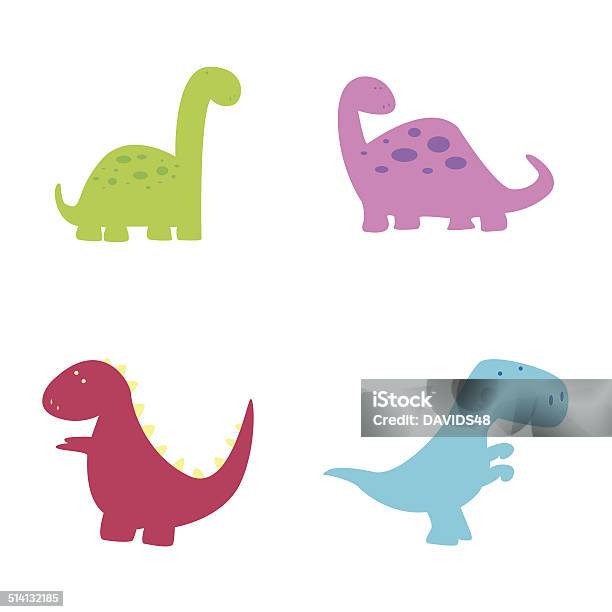 Dinosaurs Stock Illustration - Download Image Now - Ancient, Animal, Animal Body