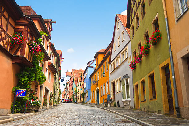 Małe miasta Rothenburg ob der Tauber – zdjęcie