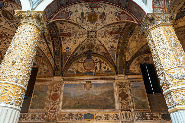 istock Ornate courtyard in the Palazzo Vecchio in Florence 514135739