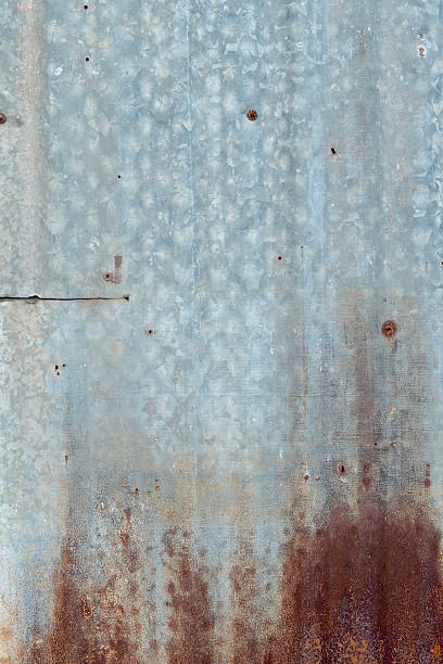istock Old Texture and rusty zinc fence 514136735