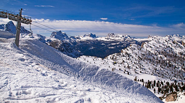 istock Ski slope in Dolomites, Italy 514136797
