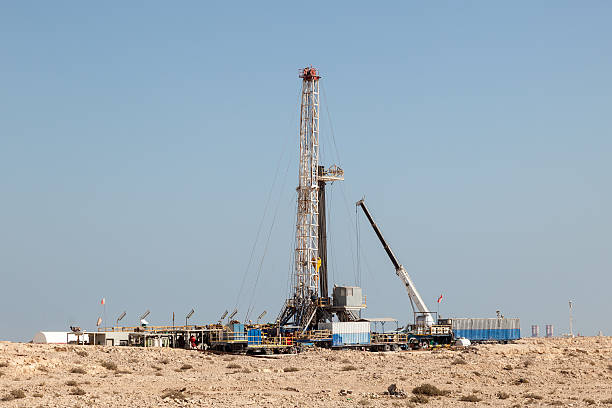 istock Petrochemical facilities in the desert 514148710