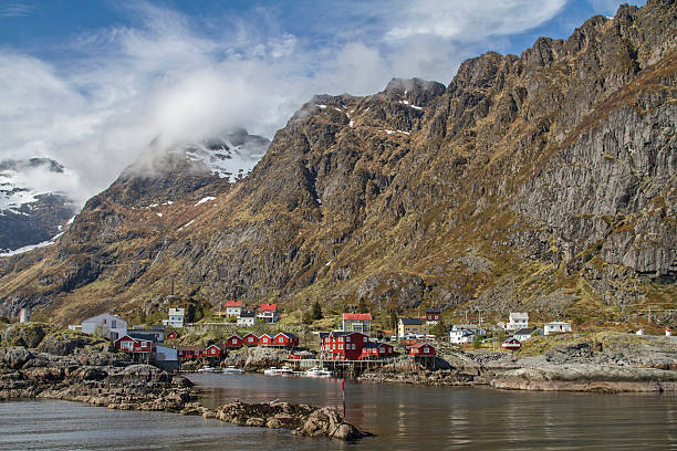 istock Lofoten village A 514148966