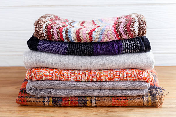 istock Winter fashion clothing stack 514151634