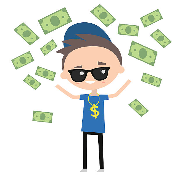Rich Boy Stock Illustration - Download Image Now - Spending Money, Child,  Currency - iStock