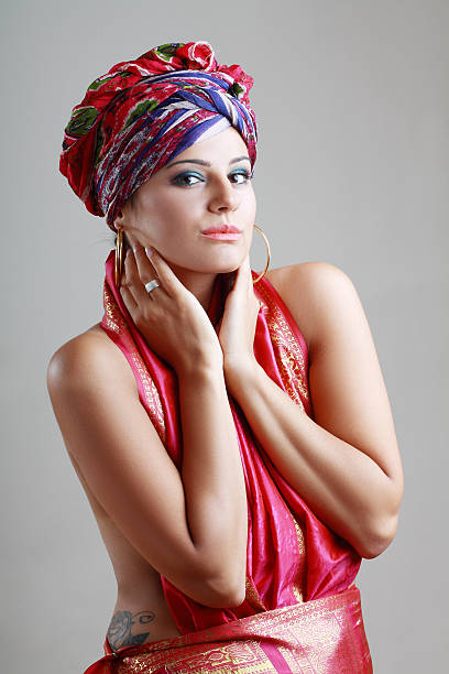 istock turban and with artistic visage 514158326