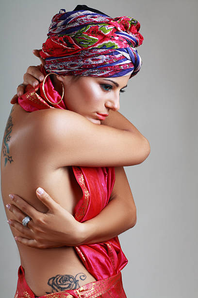 istock turban and with artistic visage 514158492