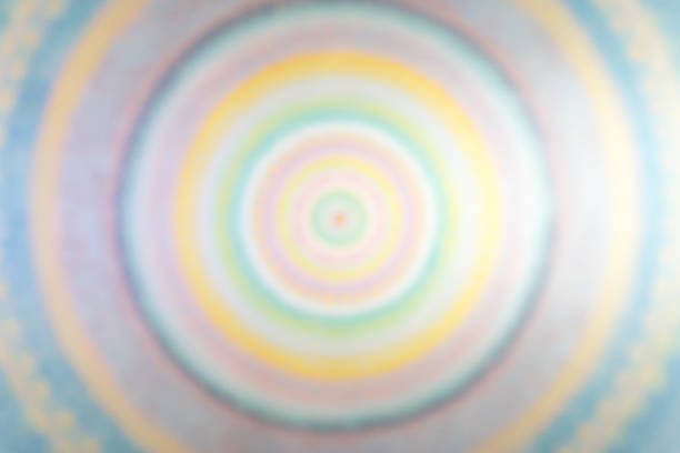 istock Circular stacked many bands And Many colors, blurred for backgro 514160846