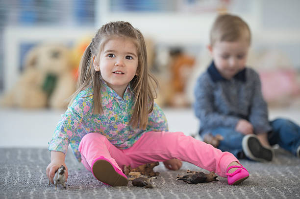istock Cute Little Girl Playing 514161120