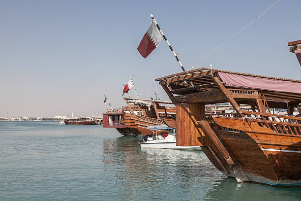 istock Traditional dhows in Doha, Qatar 514161478