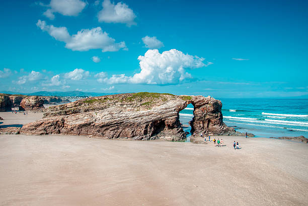 Summer in As Catedrais beach