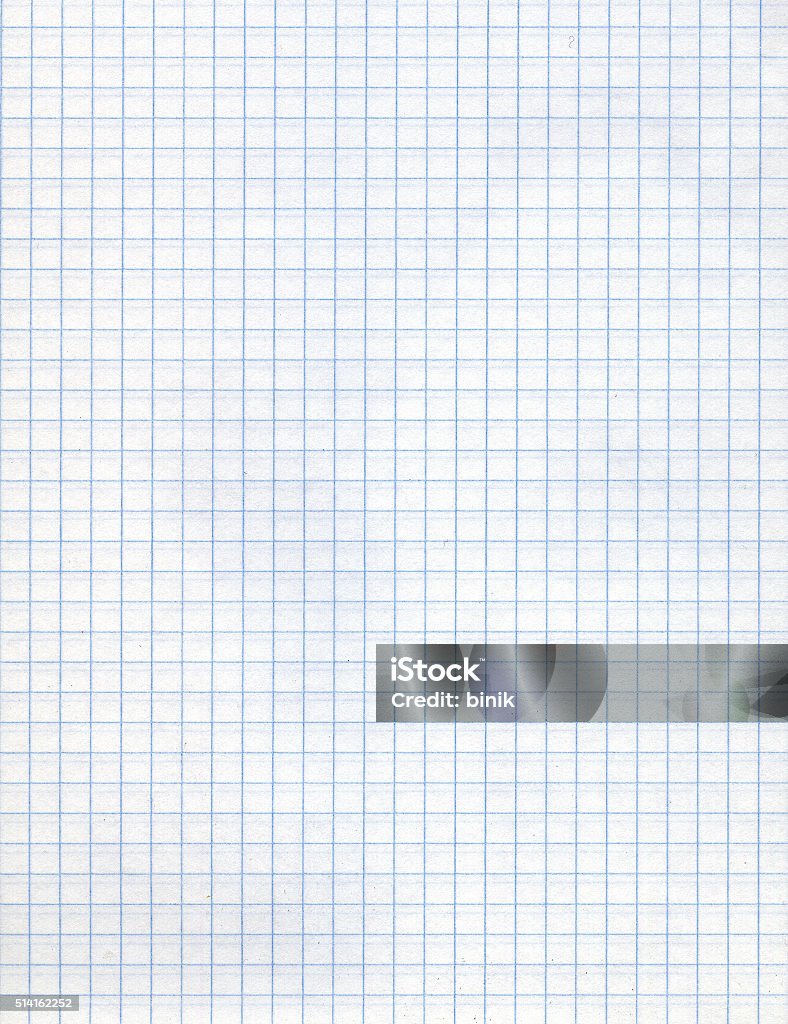 Math Array Paper Blank Detailed Blank Math Paper Pattern Stock Photo - Download Image Now ...