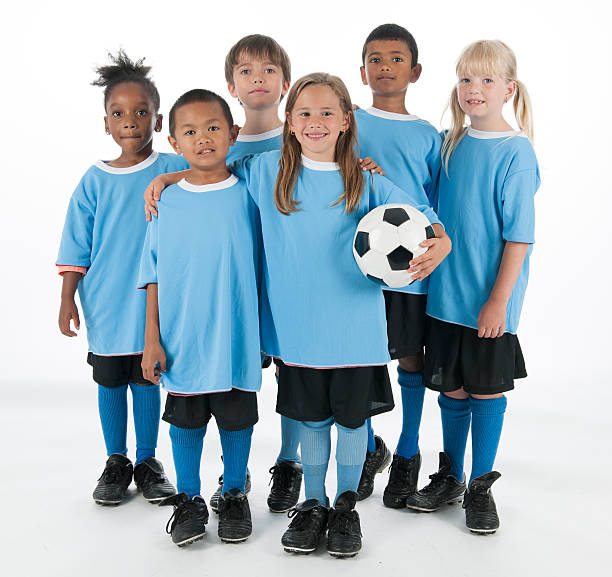 istock Group of Children Standing Together Before the Game 514165654