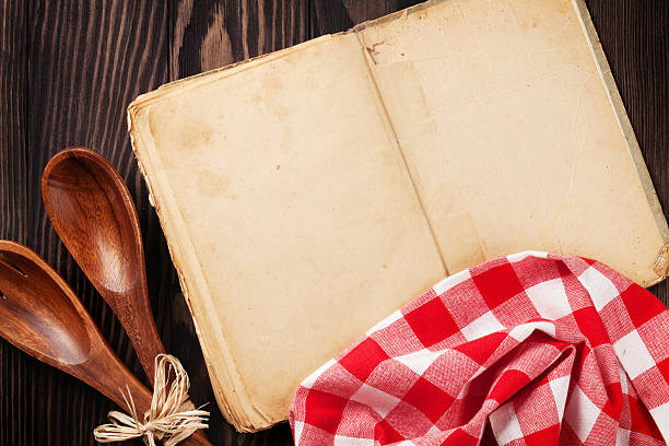 istock Vintage recipe cookbook and utensils 514166832