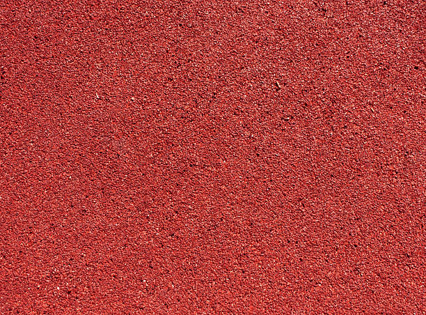 istock Running track red ground rubber cover. 514171172