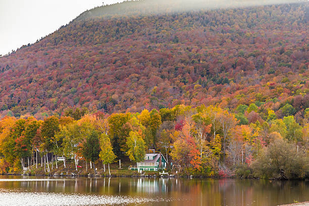 istock Autumn foliage in Elmore state park, Vermont 514171672