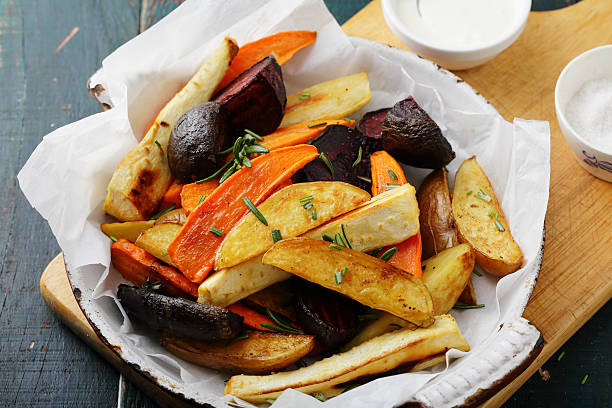 istock oven baked vegetables in pan 514172558