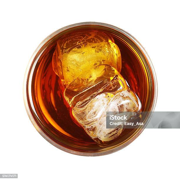 Whisky Con Hielo Foto de stock y más banco de imágenes de Whisky - Whisky, Vista elevada, Cóctel - Bebida alcohólica