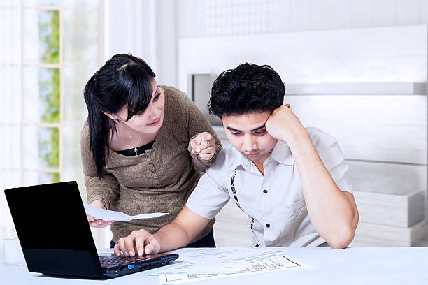 istock Asian woman scold her husband 514175373
