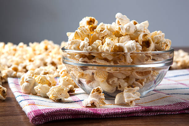 istock lot of salt popcorn into a bowl 514176581