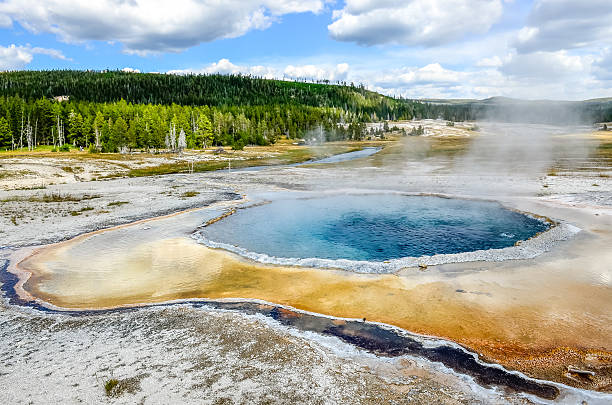 istock Scenic view of Crested pool in Yellowstone NP 514176721