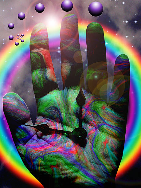istock Colorful hand of time 514180665