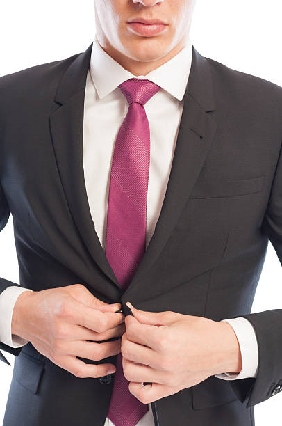 Business Man Closing His Suit Jacket Stock Photo - Download Image Now -  Adult, Adults Only, Arranging - Istock