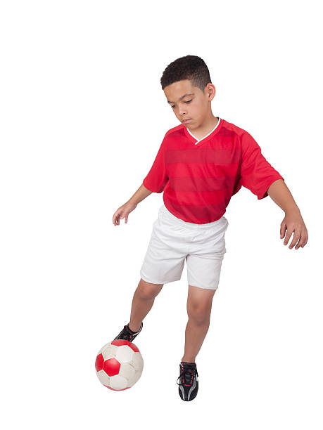 Young African-American Soccer Player stock photo